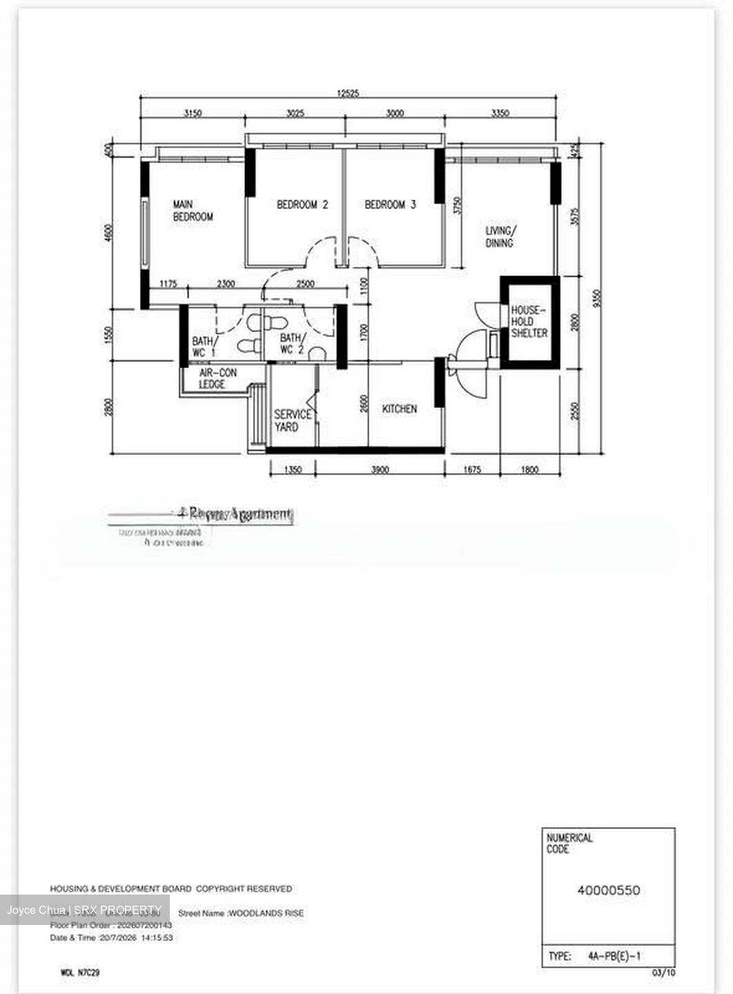 Blk 785B Woodlands Pasture II (Woodlands), HDB 4 Rooms #587993901